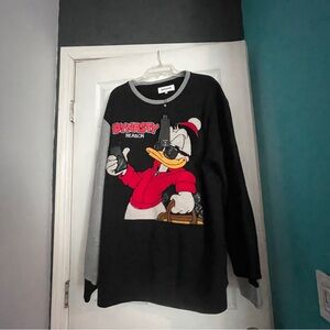 Reason Black and Red Graphic Sweatshirt